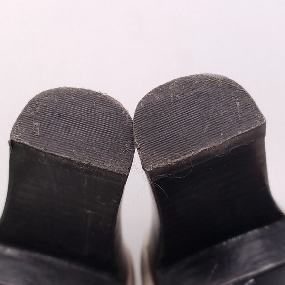 Sz 8.5 Nickels Mules Slides Shoes Cream Ivory Soft EXC COND open back - Picture 4 of 11